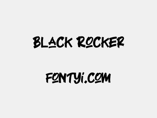 Black Rocker