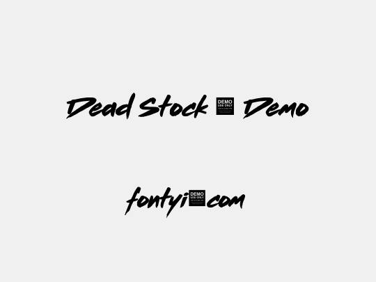 Dead Stock - Demo