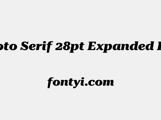 Roboto Serif 28pt Expanded ExtraBold