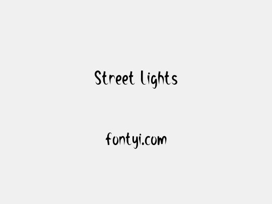 Street Lights