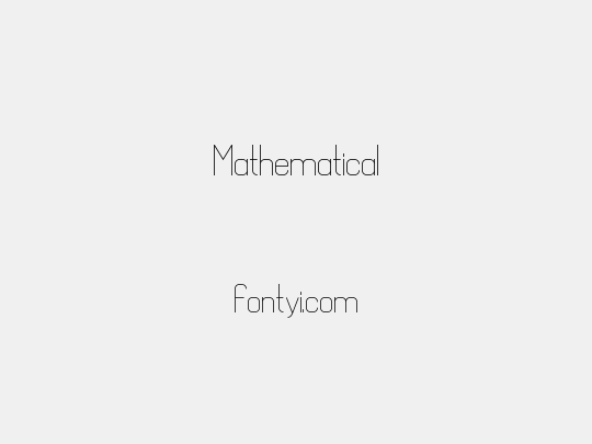 Mathematical
