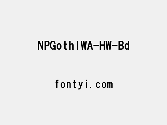 NPGothIWA-HW-Bd