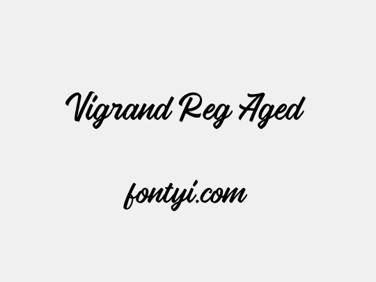 Vigrand Reg Aged