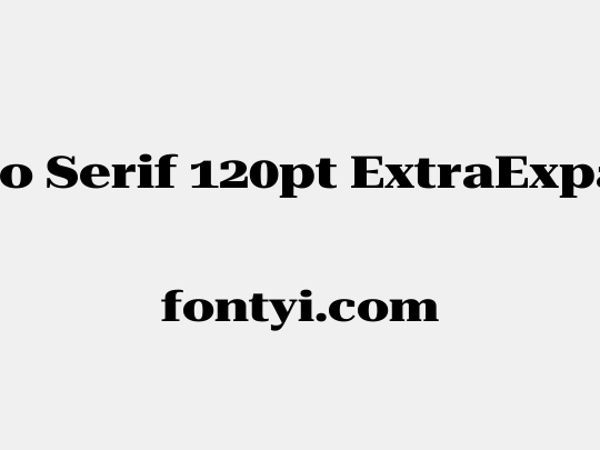 Roboto Serif 120pt ExtraExpanded ExtraBold