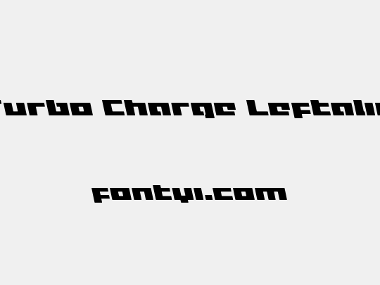 Turbo Charge Leftalic