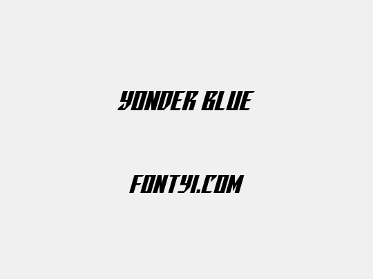 Yonder Blue