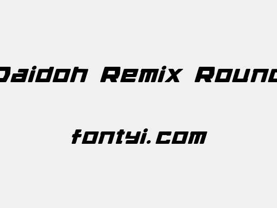 Daidoh Remix Round
