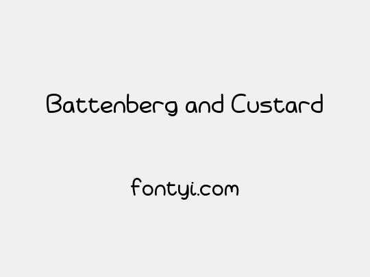 Battenberg and Custard