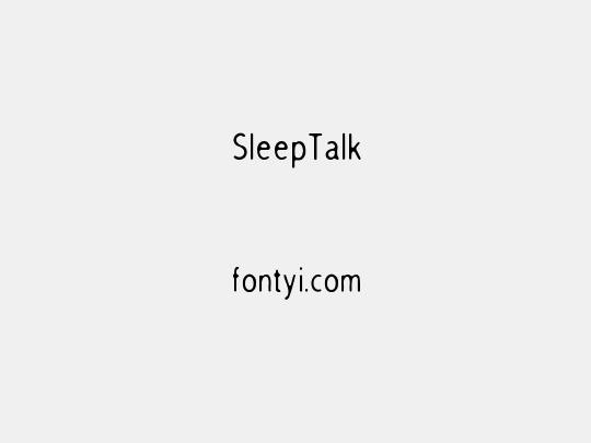 SleepTalk