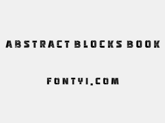 Abstract Blocks Book