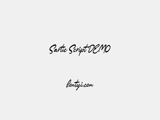 Sartic Script DEMO