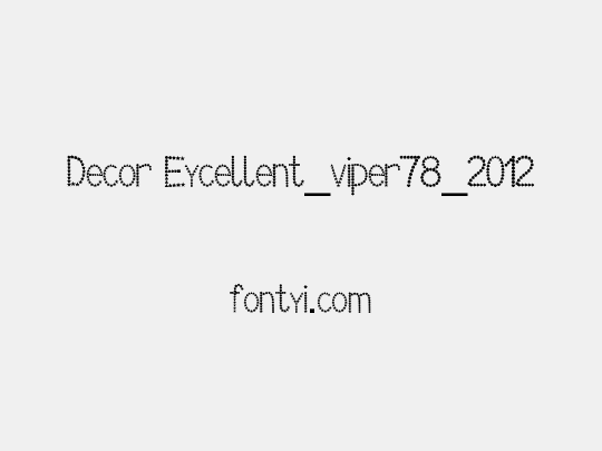 Decor Excellent_viper78_2012