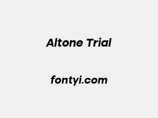 Altone Trial
