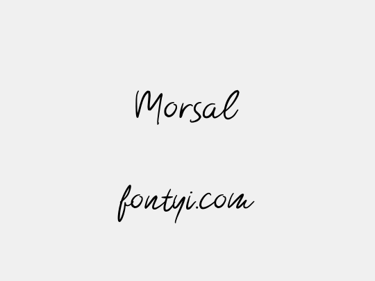Morsal