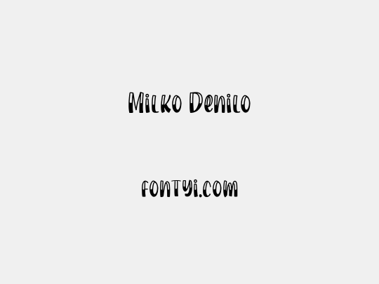 Milko Denilo
