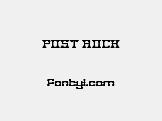 POST ROCK