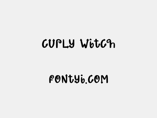 Curly Witch
