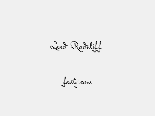 Lord Radcliff
