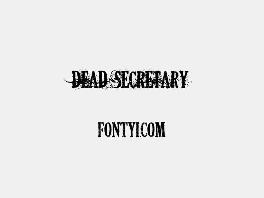 DEAD SECRETARY