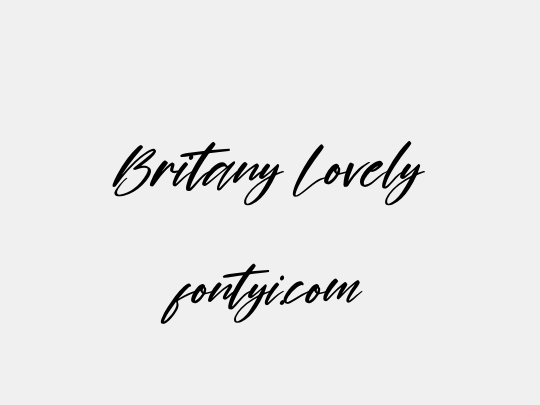 Britany Lovely