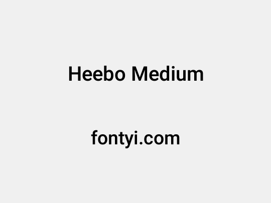 Heebo Medium