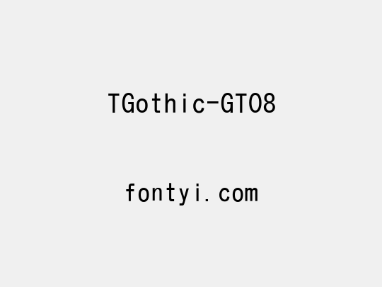 TGothic-GT08