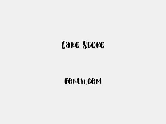 Cake Store