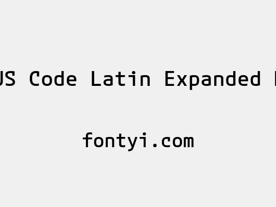 M PLUS Code Latin Expanded Medium
