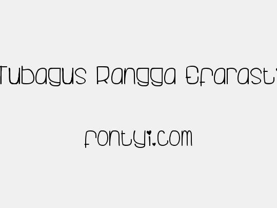 {Tubagus Rangga Efarasti}