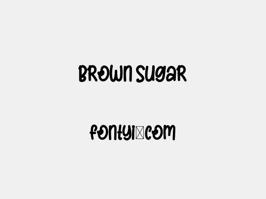 Brown Sugar