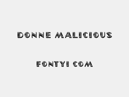 Donne Malicious