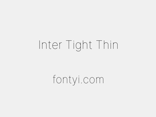 Inter Tight Thin
