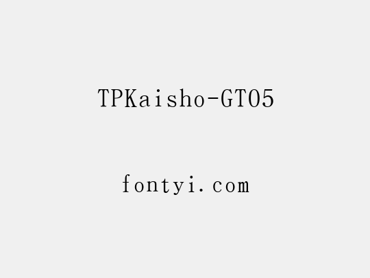 TPKaisho-GT05