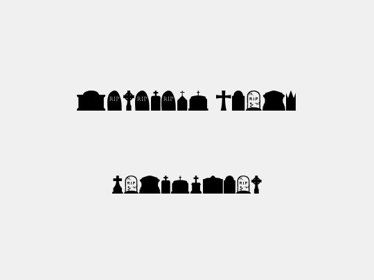 Cemetery Icons