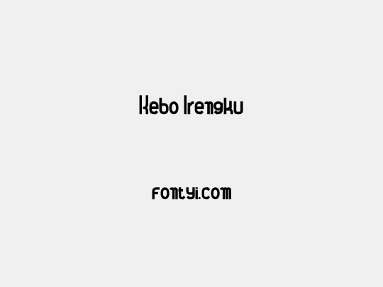 Kebo Irengku