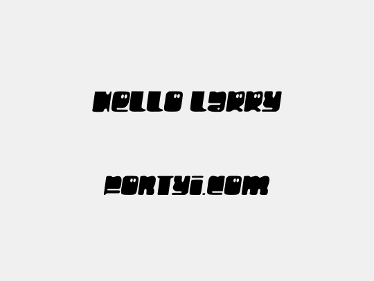 Hello Larry