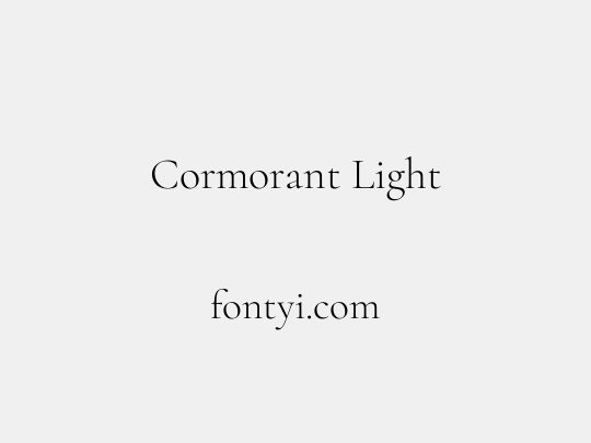 Cormorant Light
