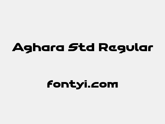 Aghara Std Regular