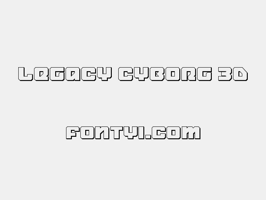 Legacy Cyborg 3D