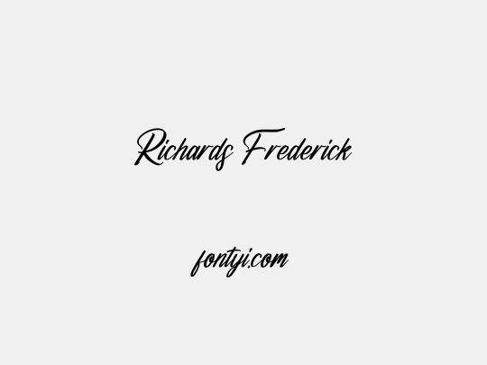 Richards Frederick