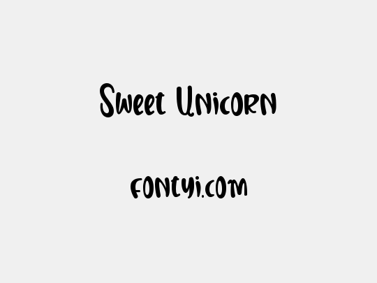 Sweet Unicorn