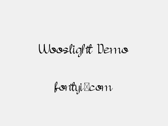 Wooslight Demo