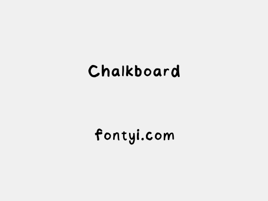 Chalkboard