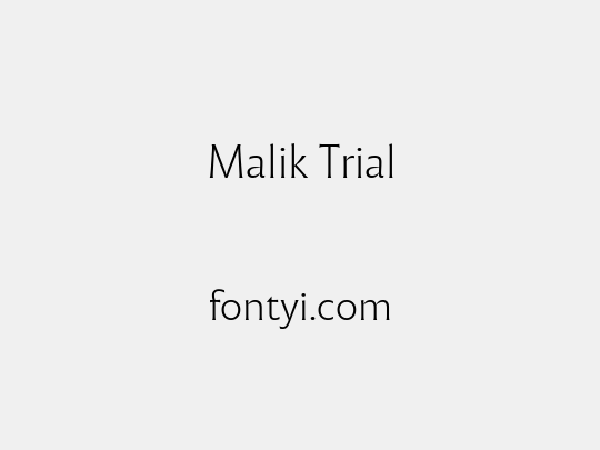 Malik Trial