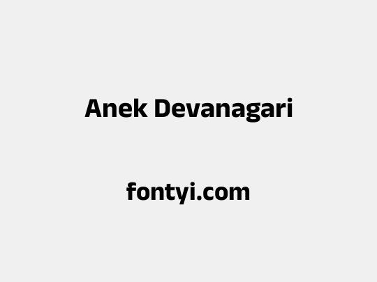 Anek Devanagari