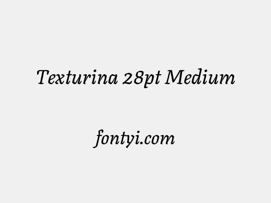 Texturina 28pt Medium