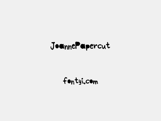 JoannePapercut