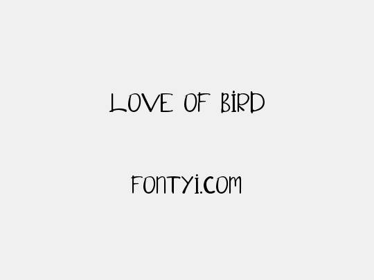 Love of Bird