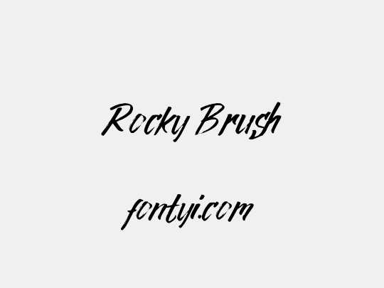 Rocky Brush