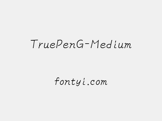 TruePenG-Medium